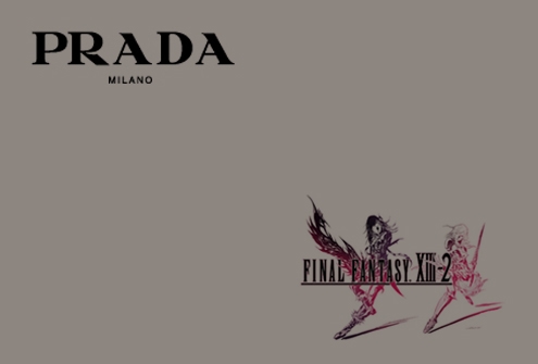 Mode digitale, Final Fantasy XIII-2 pour la collection Prada
